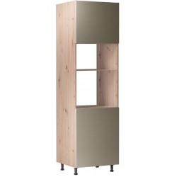 Virtuvės spinta LNG2-BP BEIGE D60PM-P/L orkaitei (Beige/Dab Artisan)